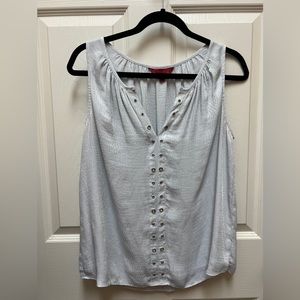 🤍 JLo White Grommet Top